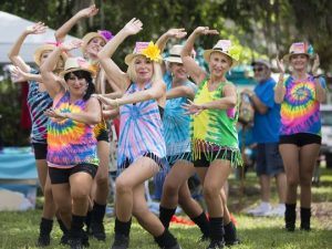 The Calendar Girls perform at the 2017 Peace Day in the Park celebration at the Alliance for the Arts in Fort Myers. (Photo: Kinfay Moroti/news-press.com)