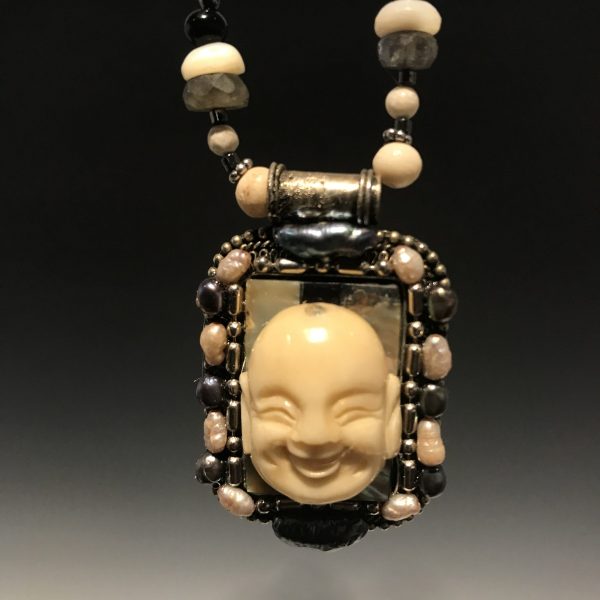Buddah Necklace and Earring Set