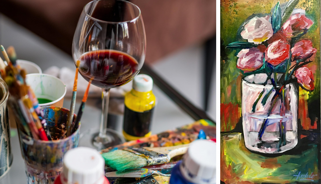Online Wine & Paint Night with David Acevedo