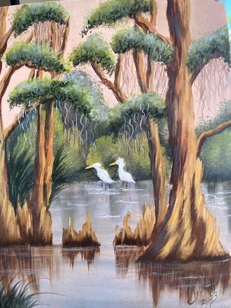 Beyond Basics: Florida Everglades/Egret in the Marsh (Intermediate